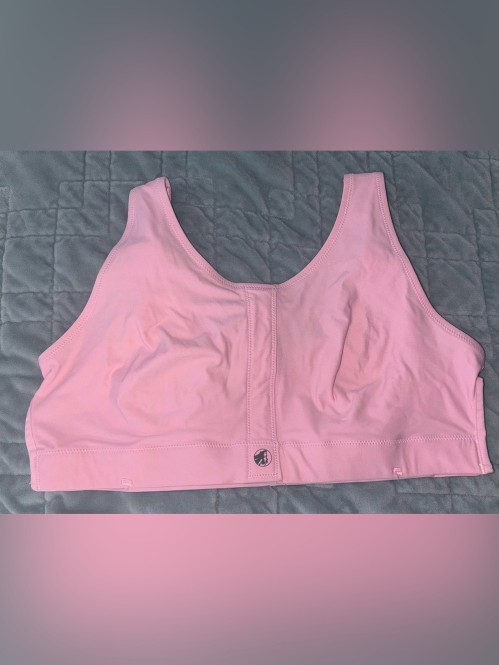 The Elizabeth Pink Surgical Bra MastHead Size Large